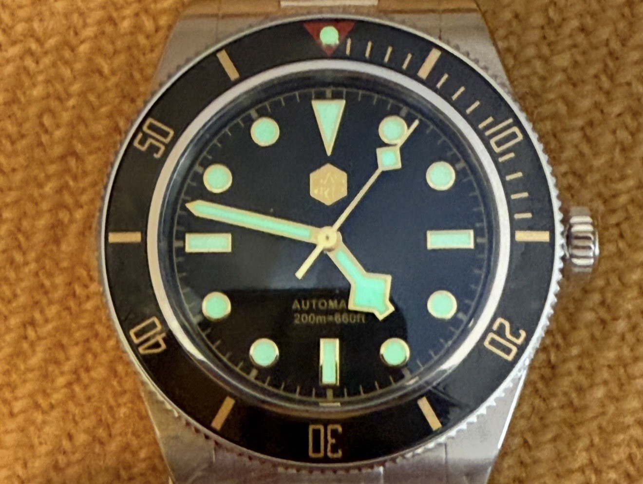 San Martin 40mm Automatic NH35A Sapphire Black Dial 2