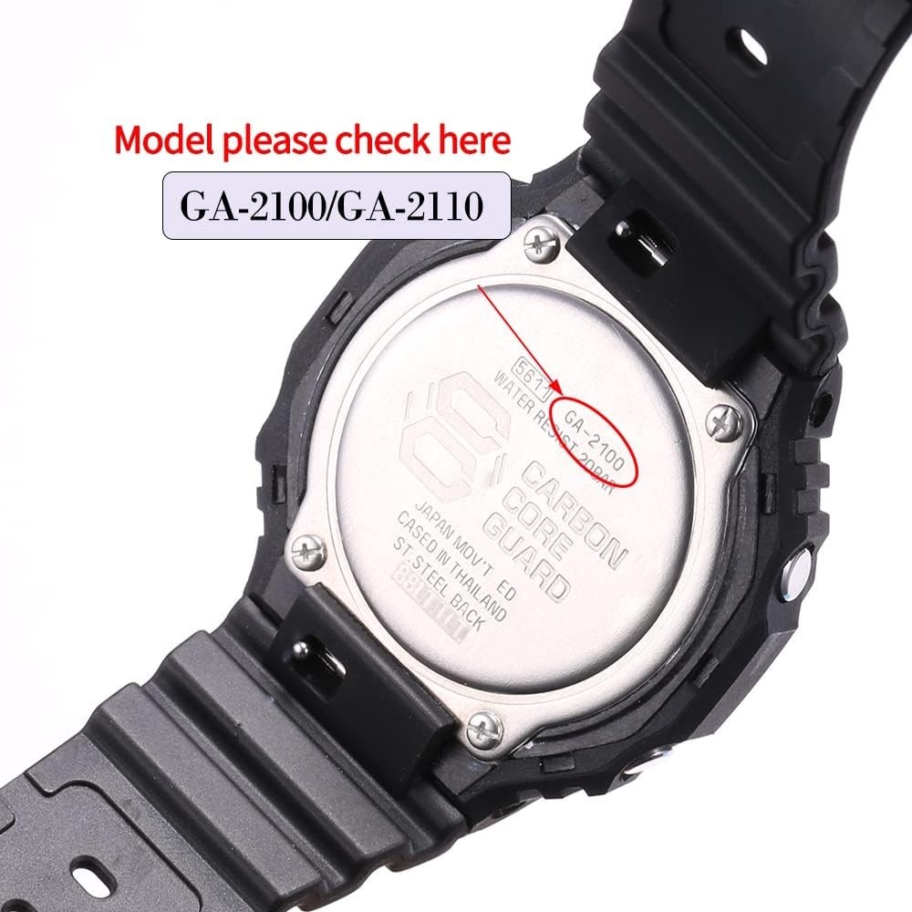 Stylish Resin Replacement Watch Band for Men’s Casio G-shock GA2100, GA2110