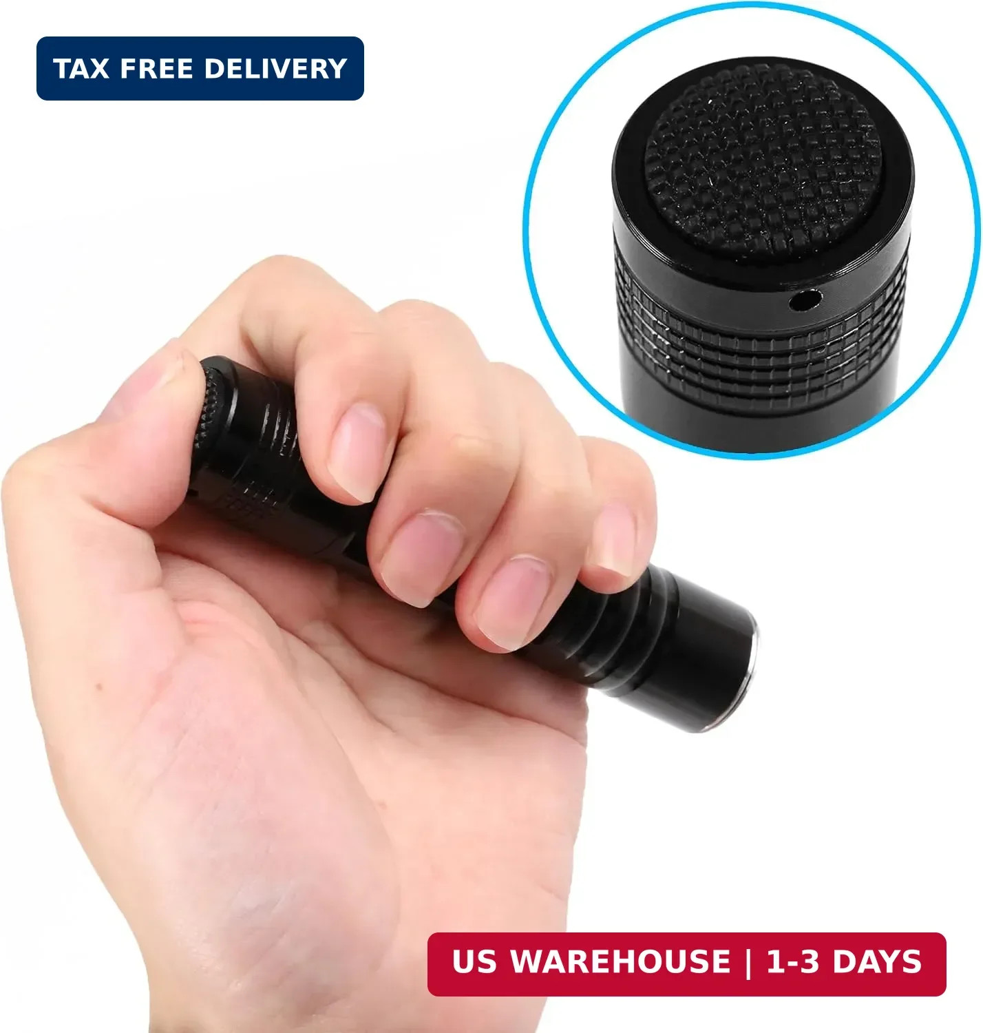 Flashlight for Gemstone Refractometer, Gem Tester Light for Stone Identification