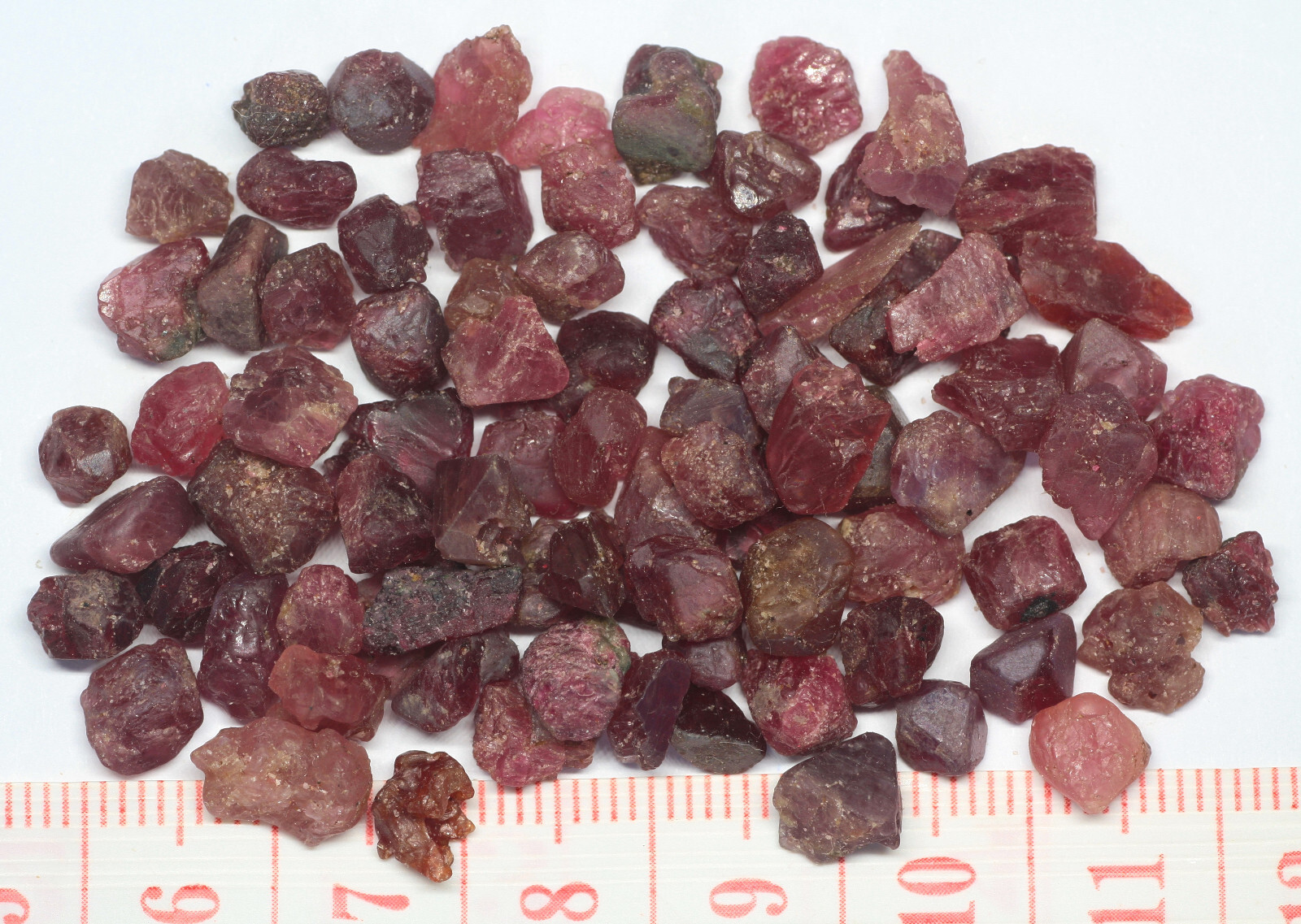 Burma Natural Untreated Small Size PINK/RED SPINEL Specimen Rough 100.00cts