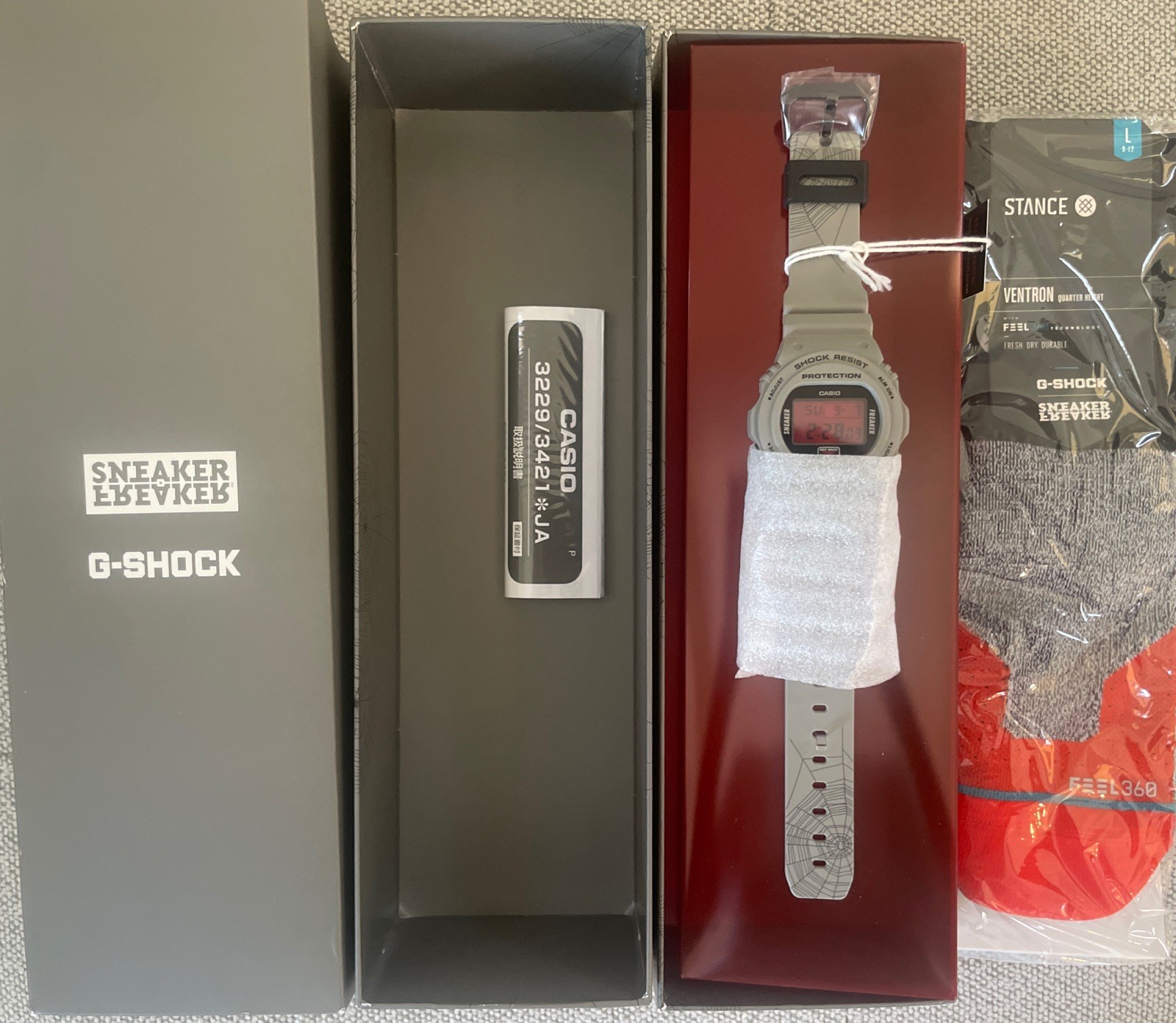 CASIO G-SHOCK DW-5700SF-1 Sneaker Freaker x STANCE Collaboration