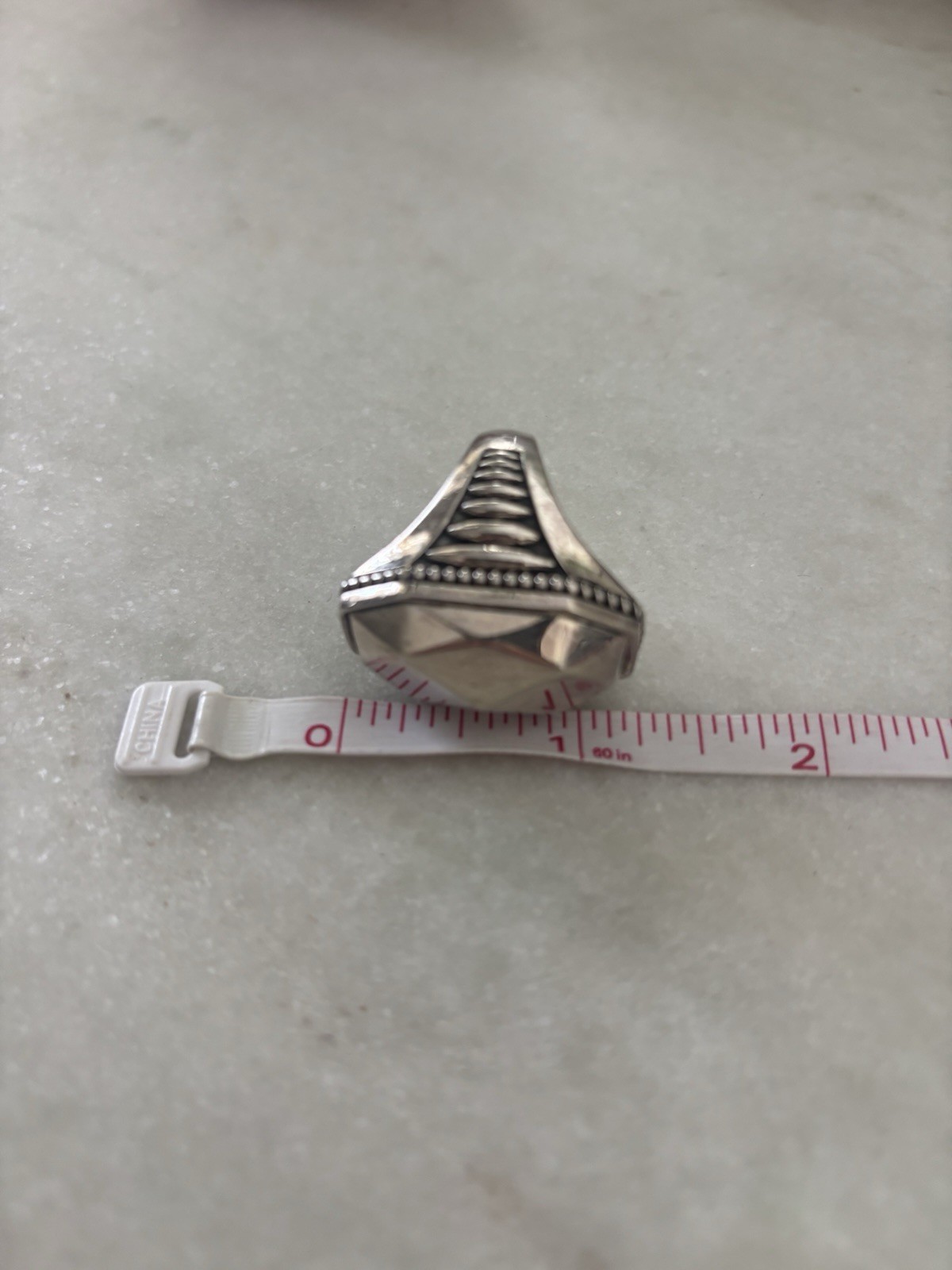 Lagos Chunky Large Faceted Ring sz 7.25