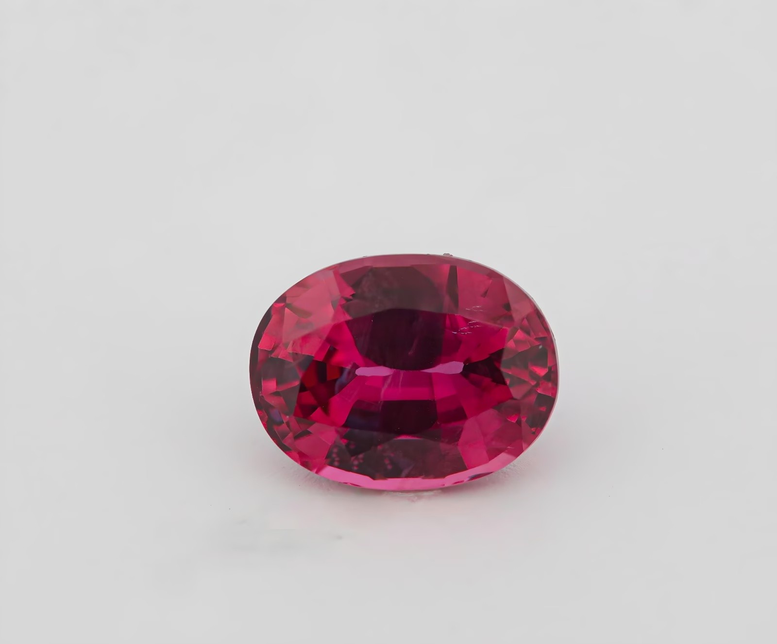 Rare No Heat Natural Thailand Purplish Red Ruby 1.22ct GIA Pigeon Blood Oval