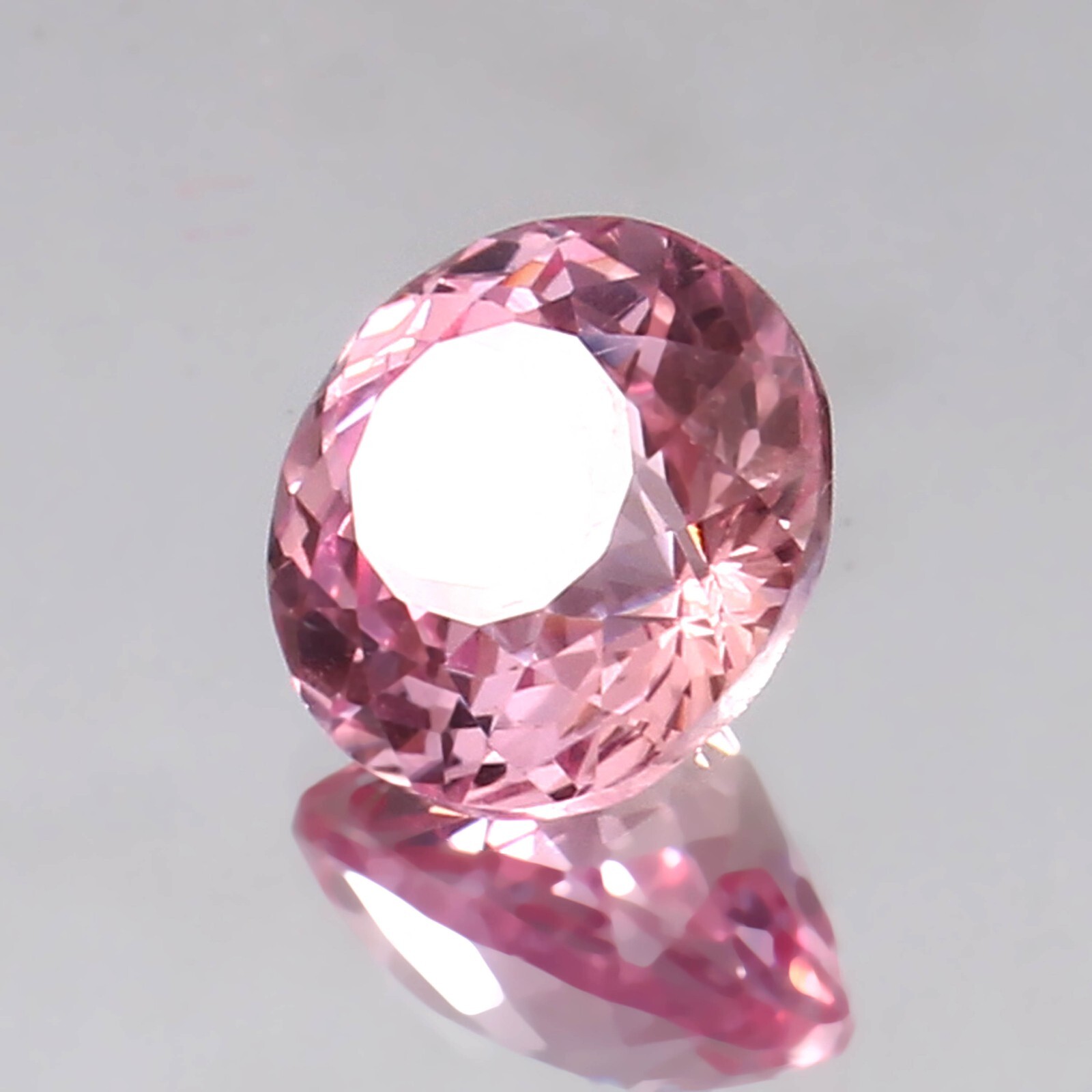 AAA Quality Natural Ceylon Padparadscha Sapphire Round Cut Gemstone 11×11 mm