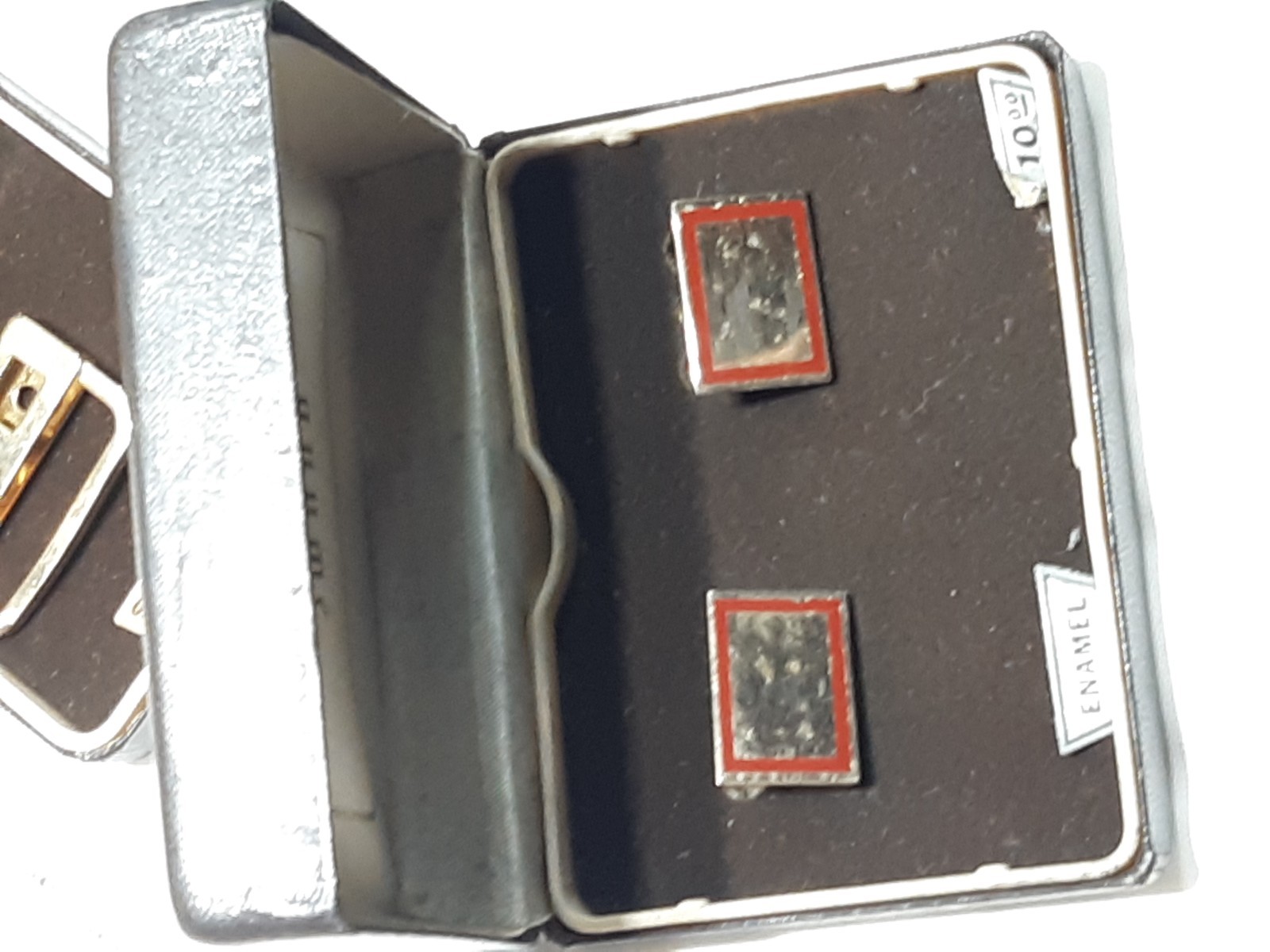 Lot of 35 Swank Men’s Initial T Square Cufflinks & Tie Bar Set & other jewelry