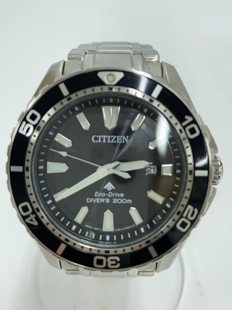 CITIZEN Solar Watch Analog Stainless Black E168 003FR01