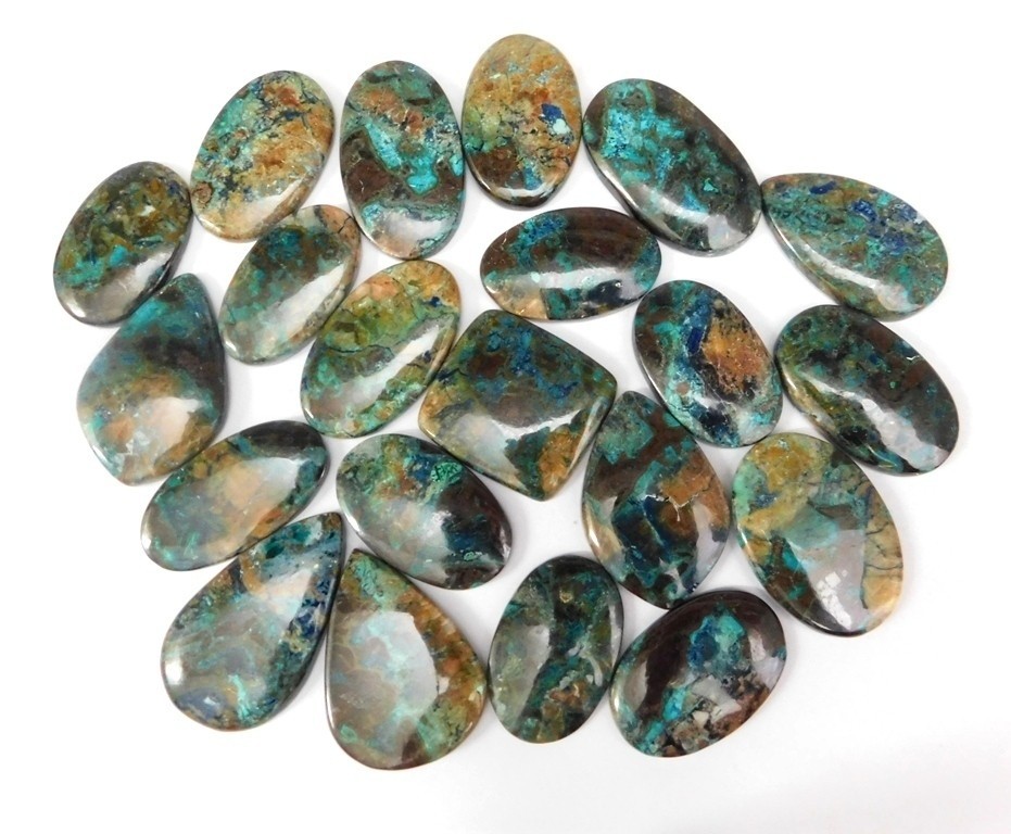 Beautiful Shattuckite Cabochon Gemstone For Making Jewelry Wholesale Lot 71584