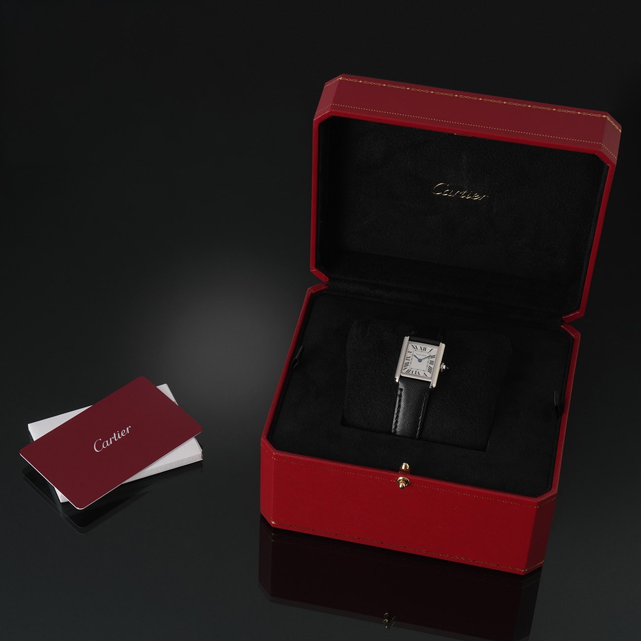 Cartier Tank Must Small SolarBeat WSTA0060 Ladies Watch 100% Authentic