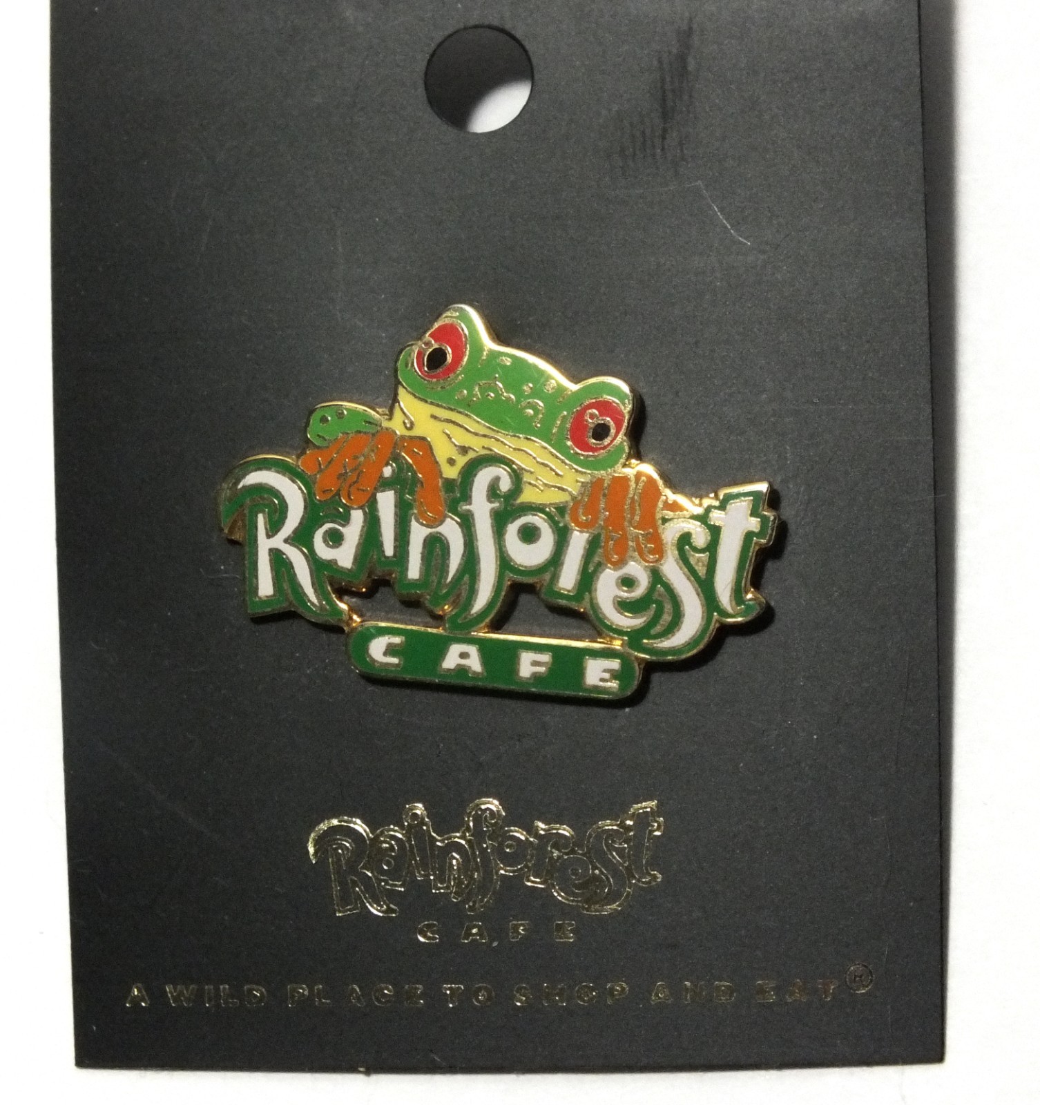 Rainforest Cafe Enamel Pin Restaurant Travel Souvenir Lapel Pin Jewelry J837
