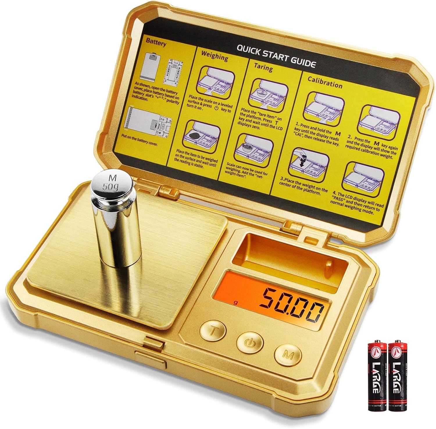 Stylish Digital Gram Scale 200g/0.01g with Punk Dragon Design & Tare Function