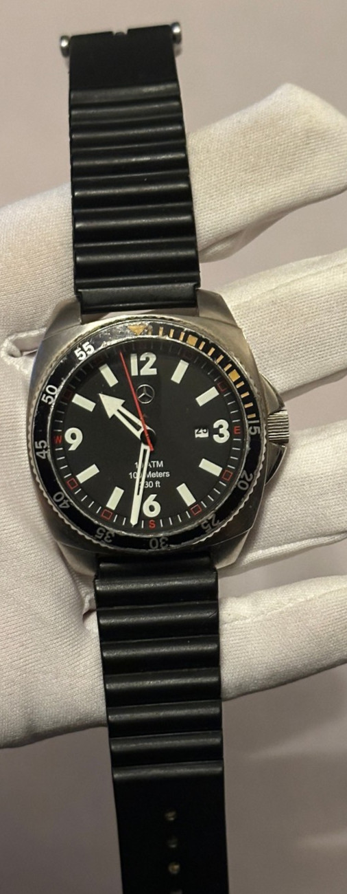 Mercedes-Benz Motorsport Racing AMG DTM Pilot Sport Car Divers Watch New Battery