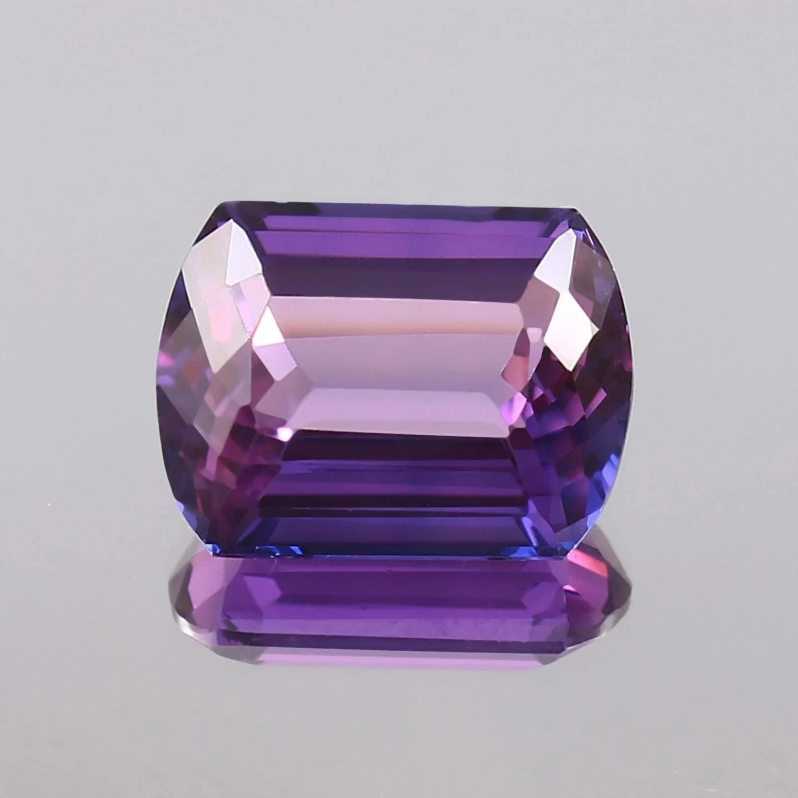 10.20 Ct Certified Natural Ceylon Purple Blue Cushion Sapphire Loose Gemstone