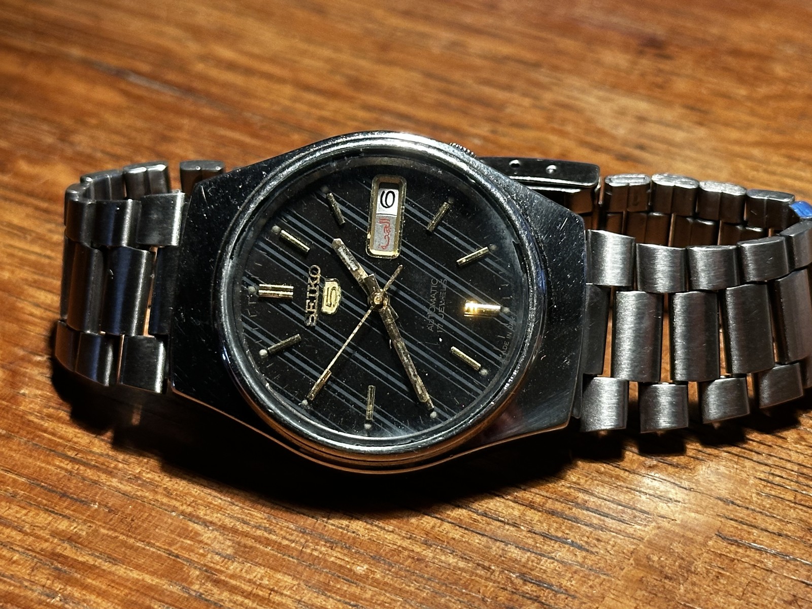 Seiko 5 Automatique, référence 7019-6081 Acier inoxydable 36 mm