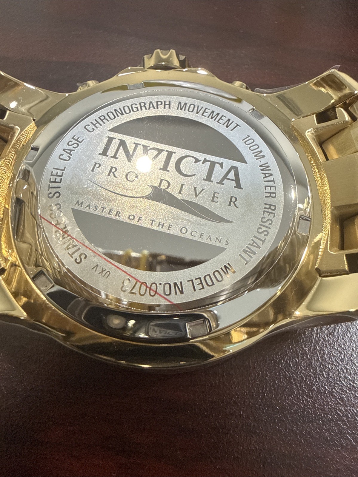 🔥 Invicta Pro Diver 0073 48mm Gold Automatic Watch Excellent Condition🔥🔥🔥