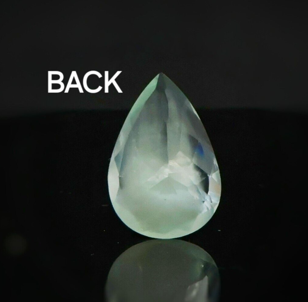 Natural Aquamarine Milky Blue Aquamarine Pear Aquamarine 13.45 Cts 22.5×15 mm