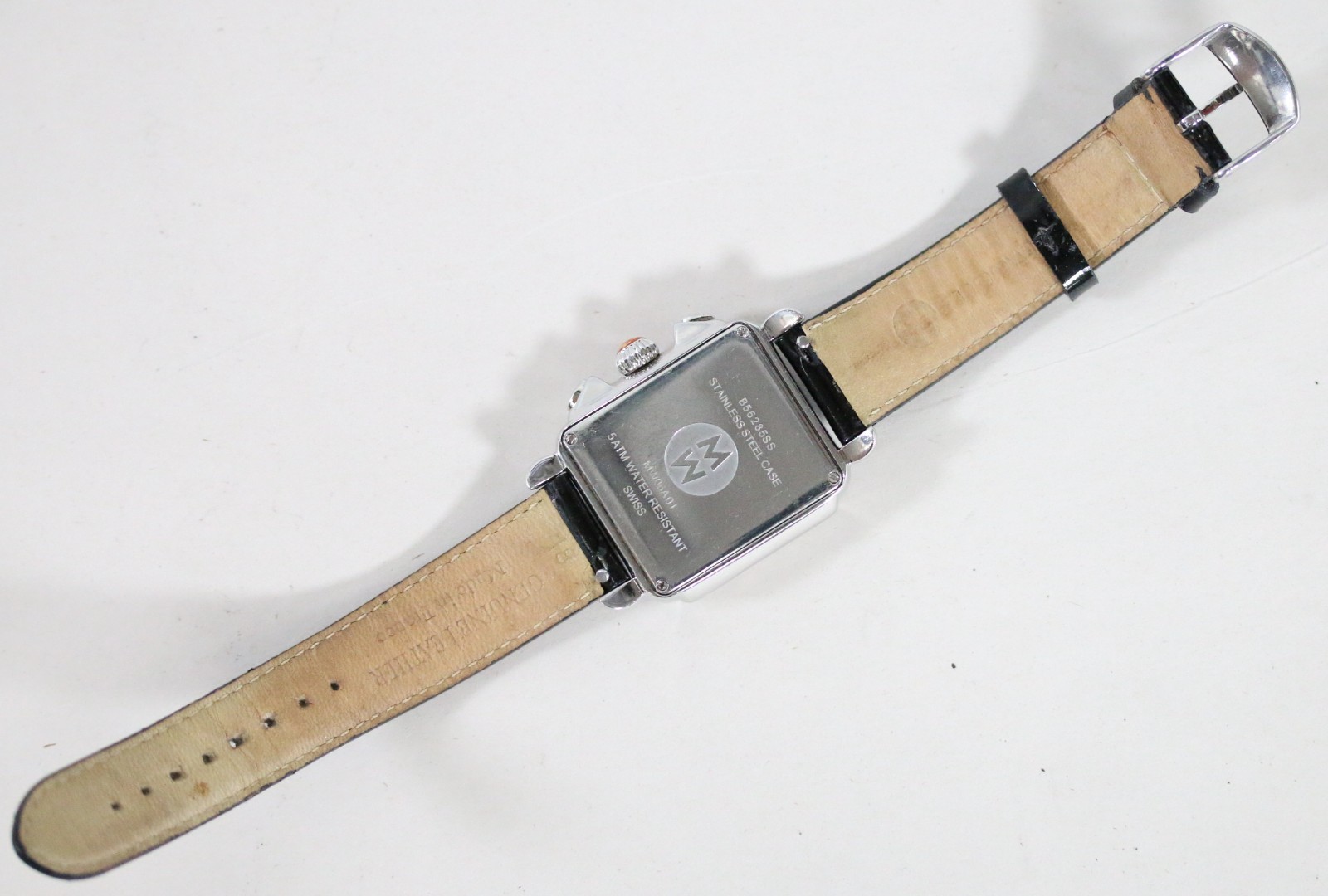 Michele Deco Diamond Chronograph Women’s Watch Mother of Pearl MW06A01 w/ Box