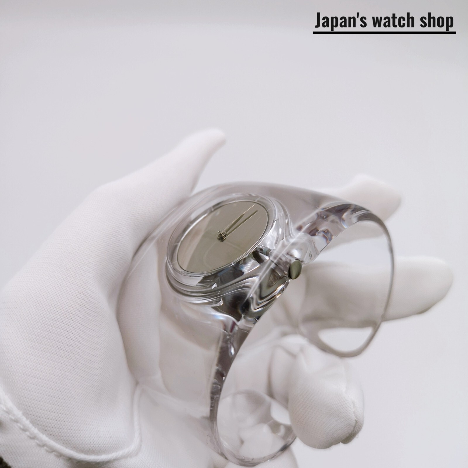 ISSEY MIYAKE O-Bold NYAS001 Transparent Bangle Watch Unisex Watch New in Box