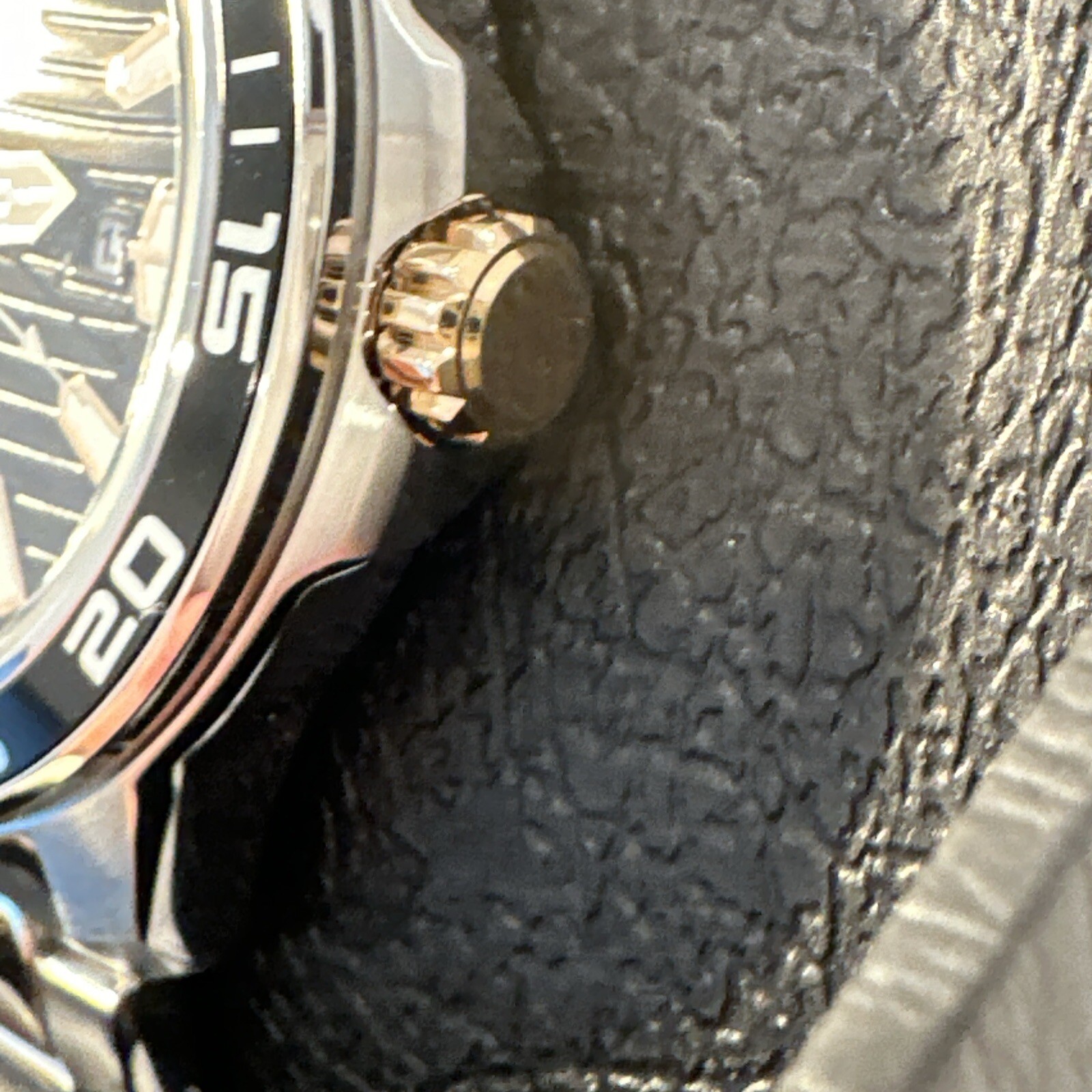 Citizen Eco-Drive Dual Tone AW1706-52E Black Dial Date Display Men’s Watch