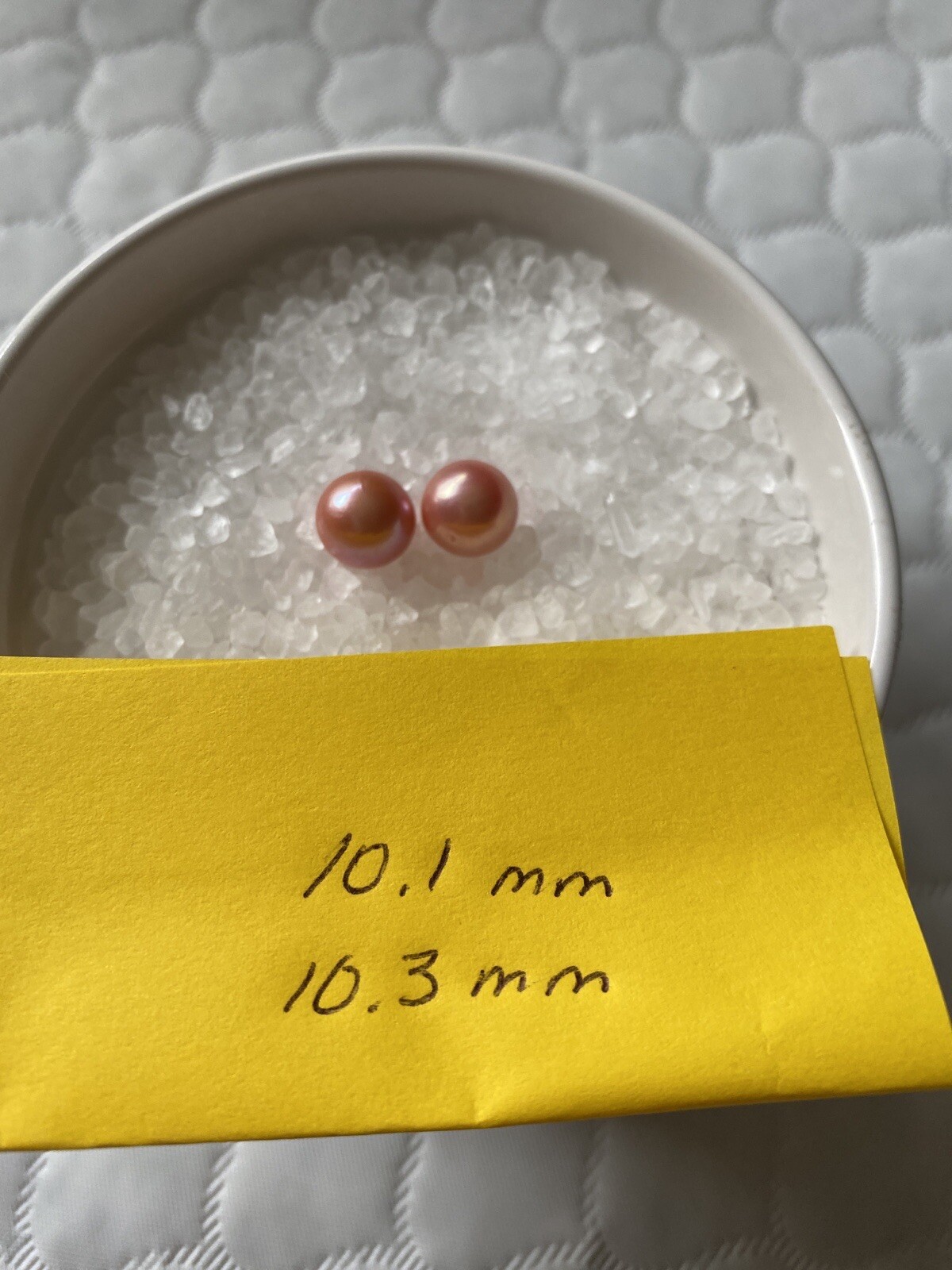 Edison Loose Pearls Qty 2 – Sizes 10.1 mm and 10.3 mm Quality AAA – Located USA
