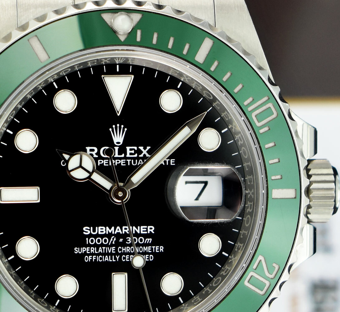 ROLEX – 41mm Stainless SUBMARINER Black Green STARBUCKS 126610LV – SANT BLANC