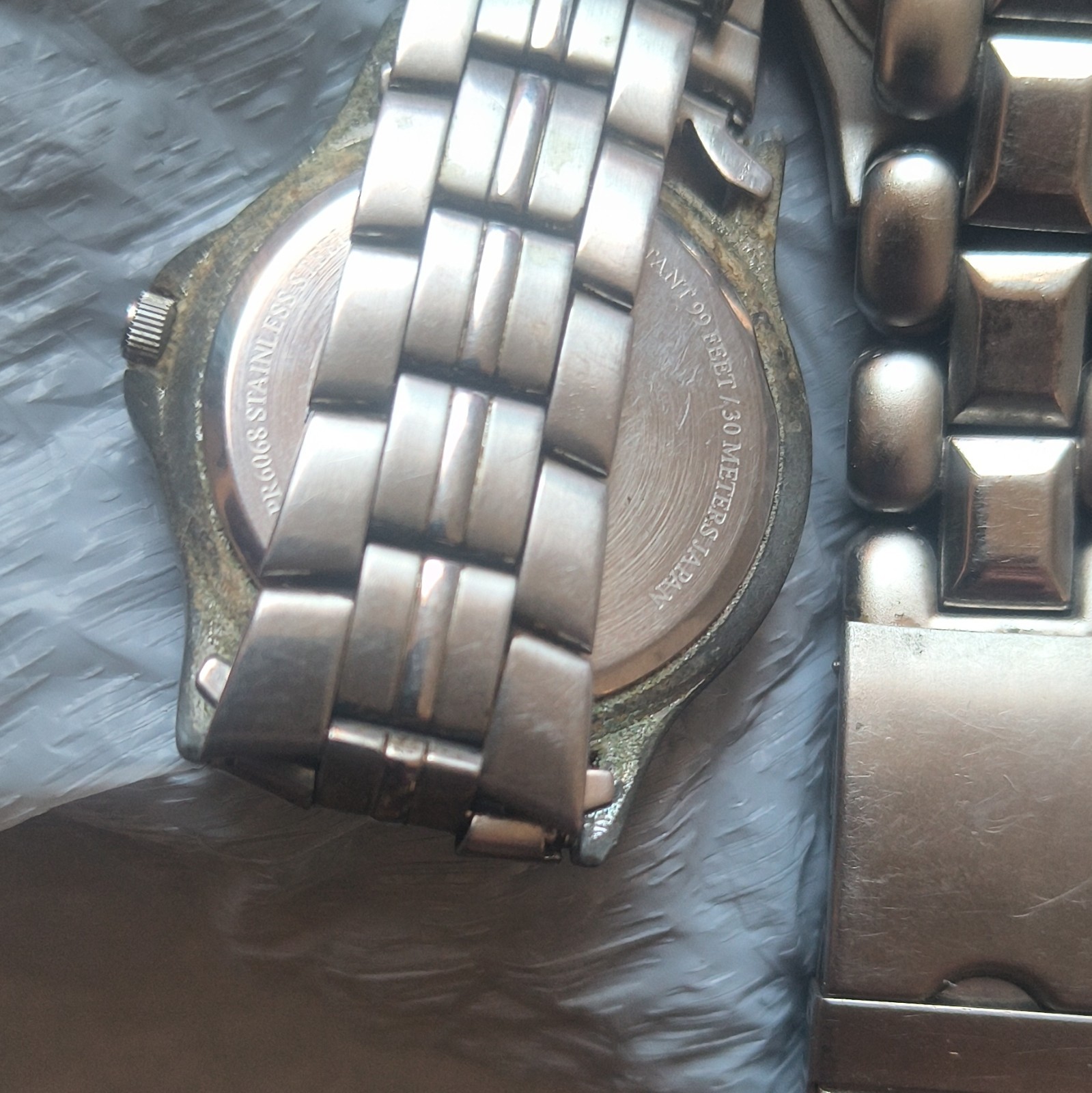 Relic & ACalvin Hill Quartz Analog Date Stainles Steel Silver 40mm 30m Watch