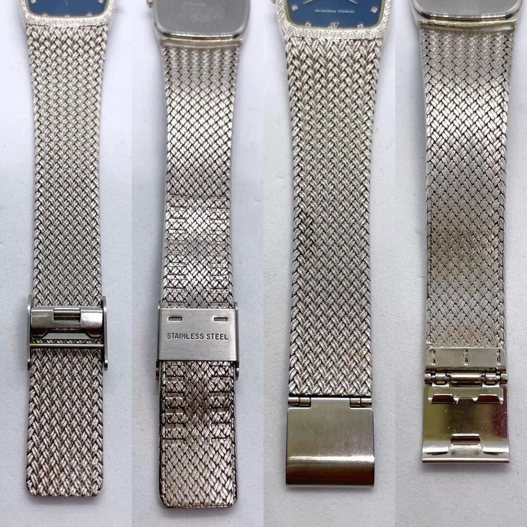 JUNK Nivada Premium 11 Diamond Platinum Lapis Blue Quartz Auth Not Working