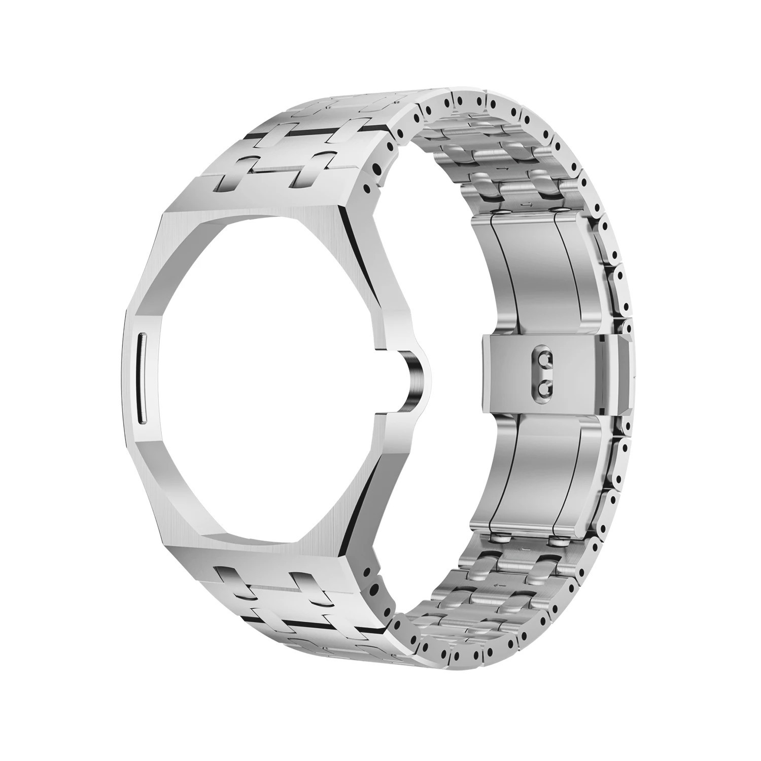 Stainless Steel Metal Band Case For Swatch x AP Royal POP Pocket Conversion Kit