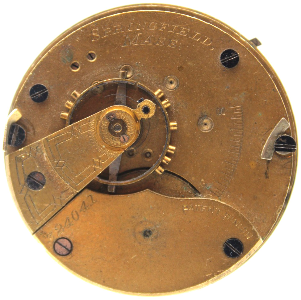 1884 HAMPDEN POCKET WATCH MOVEMENT 324041 45.4mm (LP)