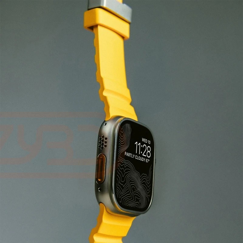 Trail Silicone Band for Apple Watch Ultra 3 2 49mm Strap 46/45/44mm S 1-11 Sport