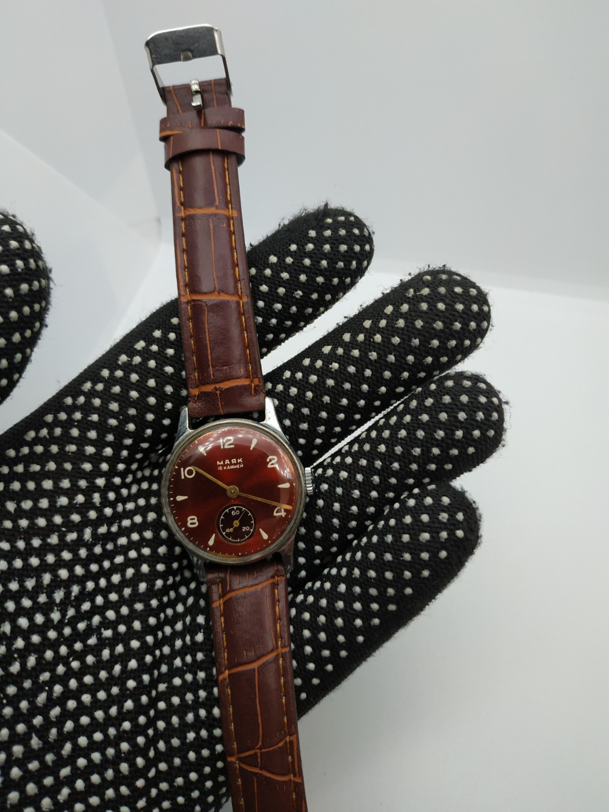 Men’s Watch Vintage Pobeda Mayak Majak USSR Mechanical CChZ Soviet Retro 1955s
