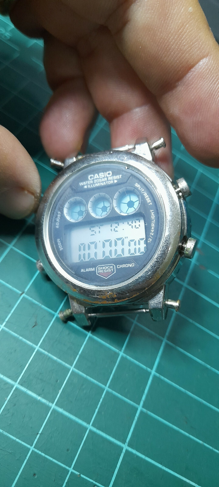 Casio RARE Trigraph G-2000 Module 2161 G-Shock Vintage Japan Screw-down Caseback