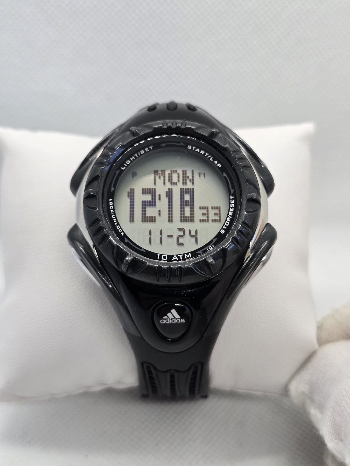 RARE Adidas ClimaCool Digital Watch Rotating Bezel Multifunction w/ New Battery