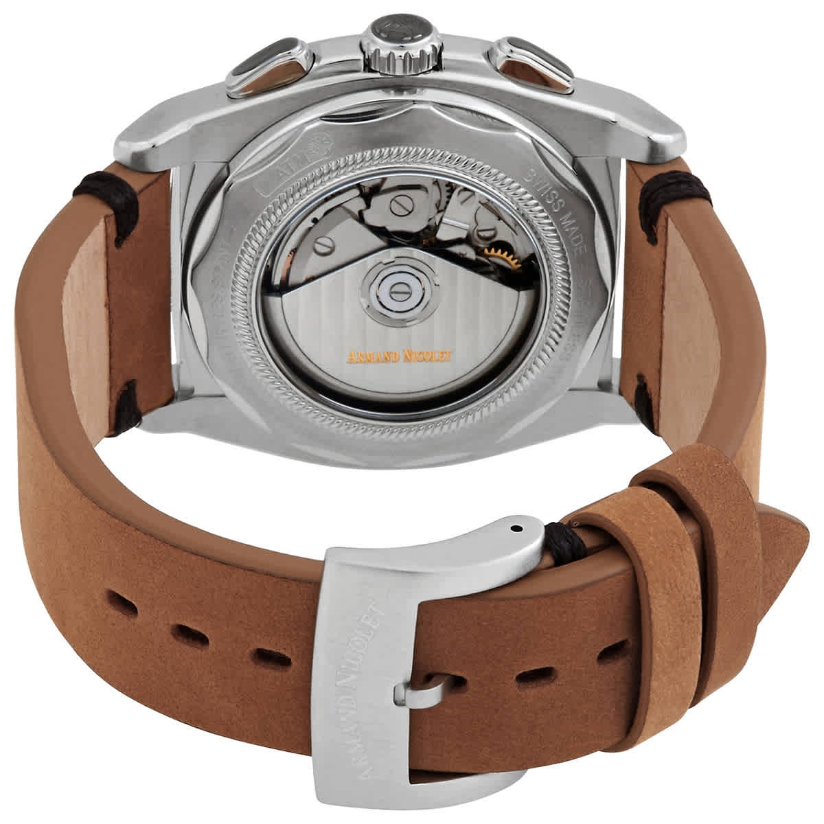 Armand Nicolet JH9 Chronograph Automatic Silver Dial Mens WatchA668HAAAOPK4140CA