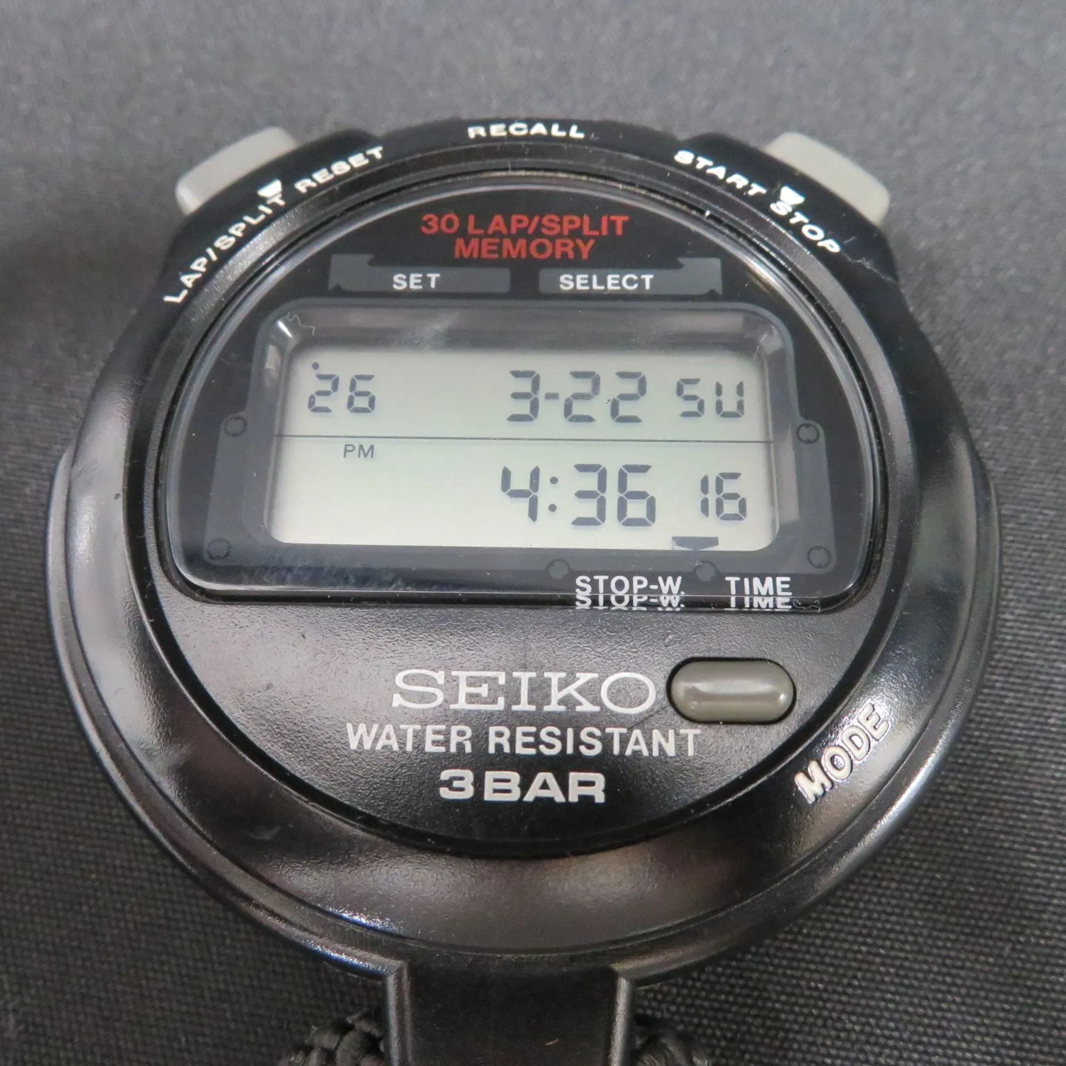 8825■Stopwatch■Seiko■S031-4000■Waterproof (3BAR)■Shipping included