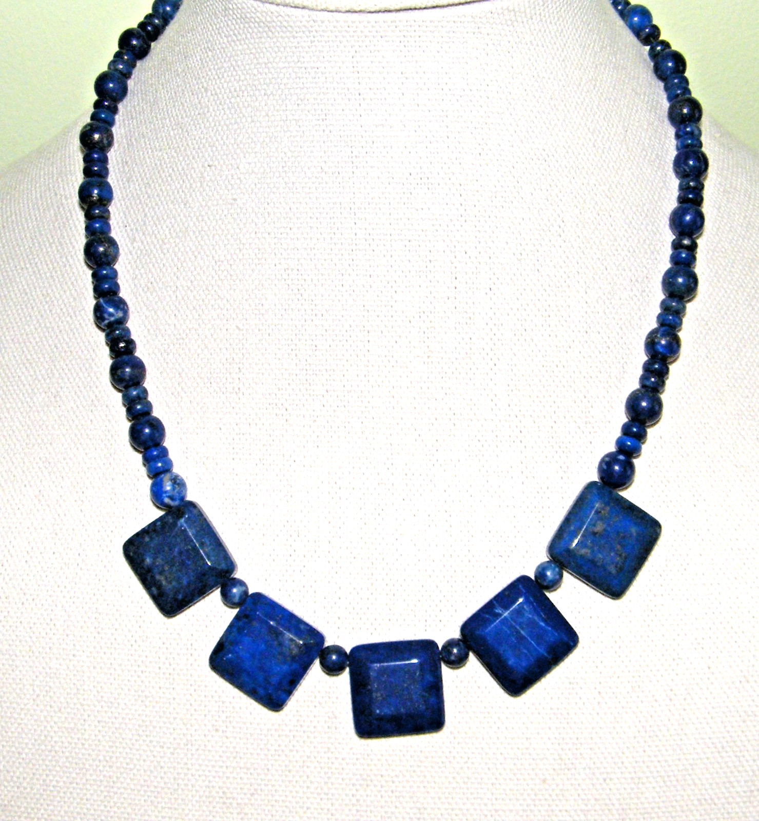 Jay King Mine Finds DTR Blue Lapis Necklace – adjustable 17″ – 20″