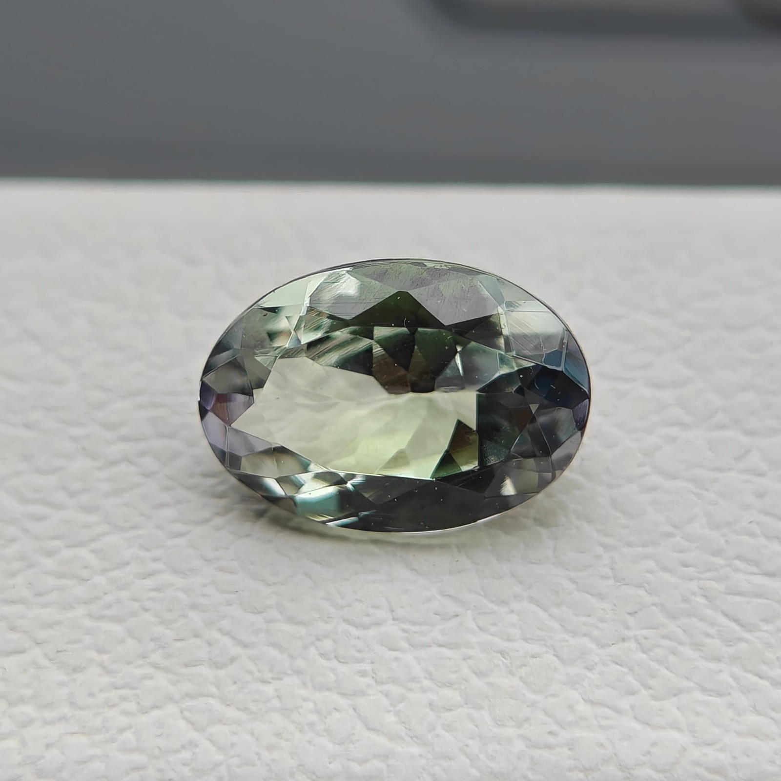 Natural peacock zoisite gem 7x5mm oval tanzanite stone loose gemstone ideal for
