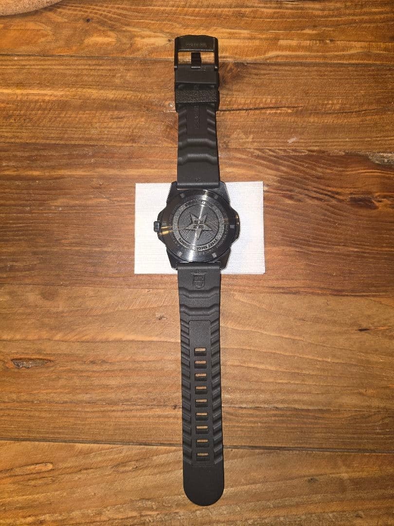 LUMINOX Ref.3121 Pacific Diver 3120 Blackout 44mm Black SS Ronda Quartz Watch
