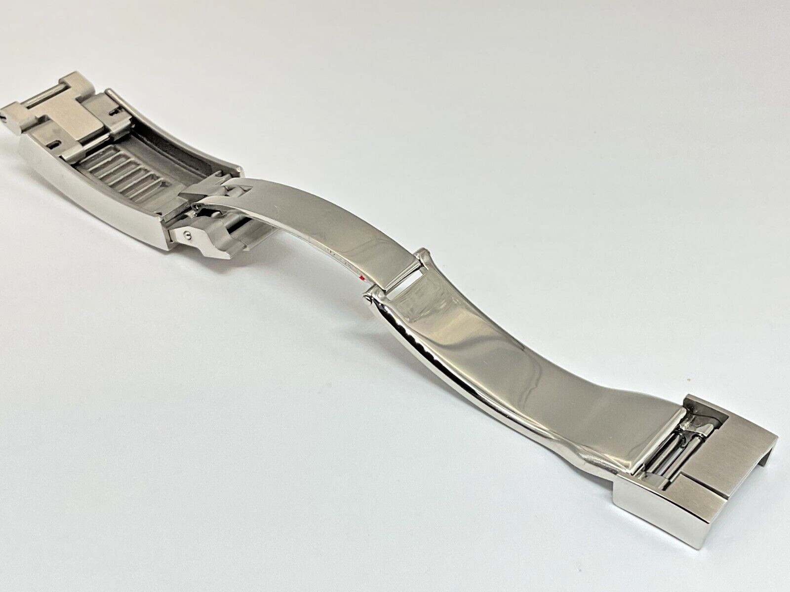 17MM PREMIUM SAFETY RAIL GLIDE-LOCK BUCKLE CLASP FOR ROLEX EXPLORER II 216570