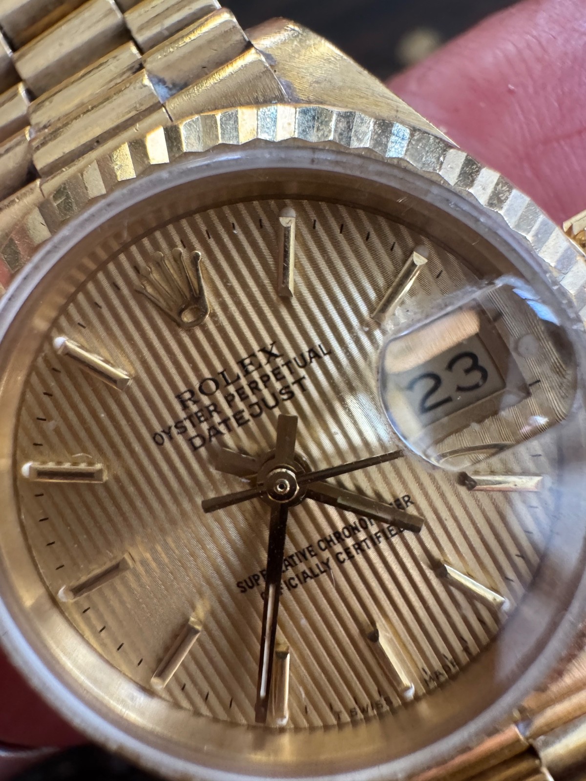 STEAL! Auth RARE early 1970’s vintage ROLEX womans watch 18k Gold- Gorgeous!