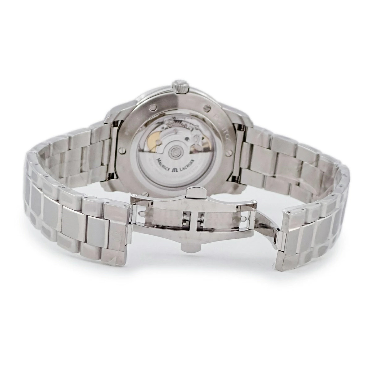 Used Maurice Lacroix Pontus day date PT6358-SS002-130-1 bar Wrist watch Men