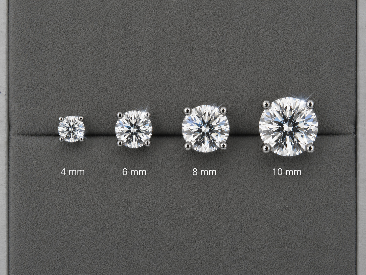 Real Moissanite Stud Earrings Screw On 925 Silver Iced Out HipHop Passes Tester
