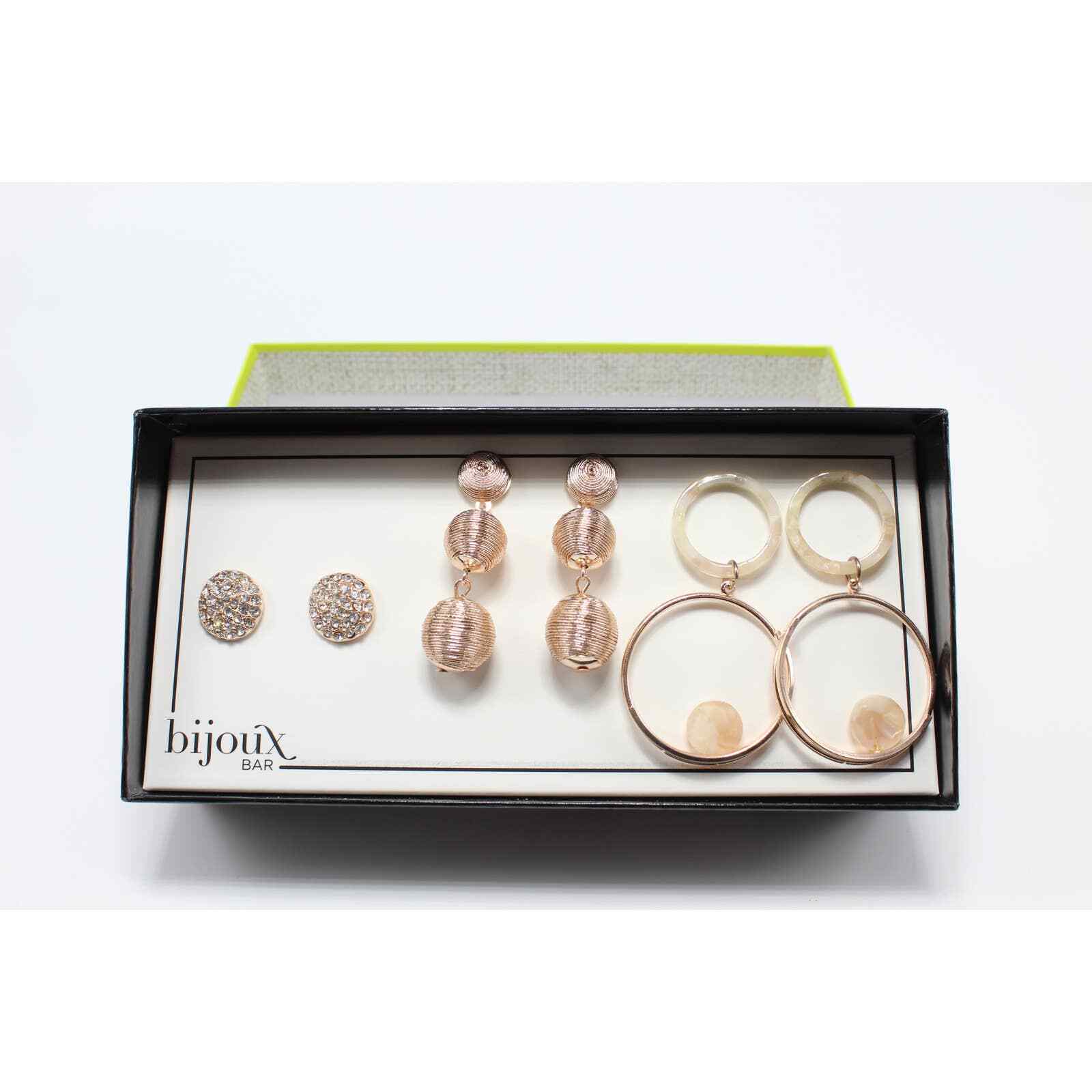3 Pair Earrings Set in Gift Box by Bijoux Bar #588182R1