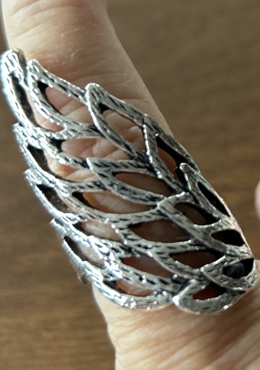 Sterling Silver Chunky Ring Thumb/Finger Ring 7.0 Or 7.5 Specify Size, Please