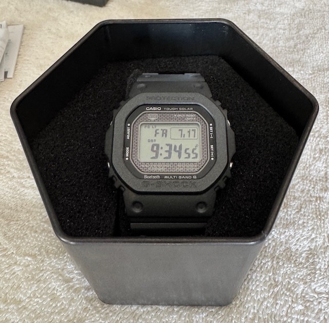 Cerakoted Casio G-Shock Full Metal 5000 Silver GMWBZ5000D-1