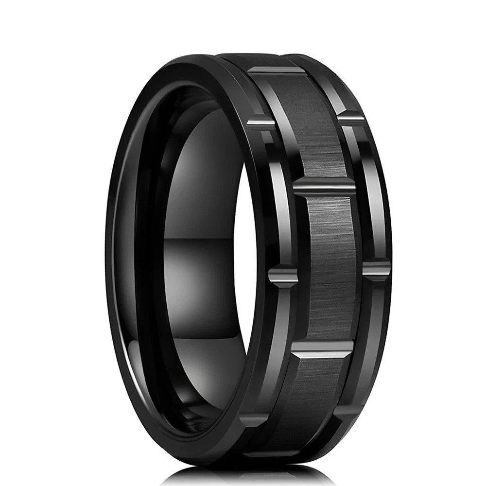 Men Women Gold Plated Blue Black Red Stainless Steel Celtic Dragon Band Ring 8mm