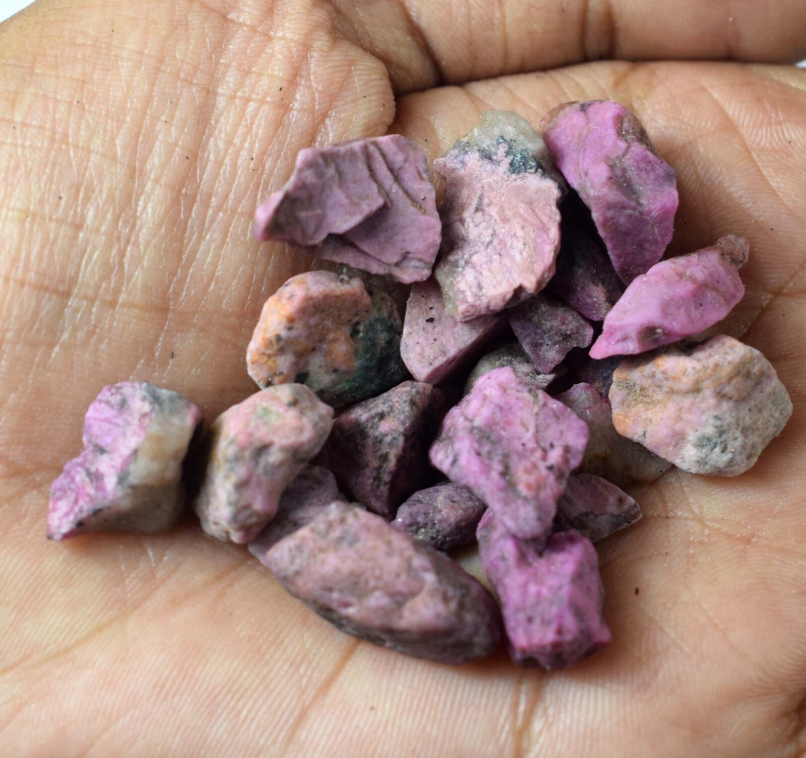 Natural 99.20 Ct Pink Ruby Gemstone Rough Lot Mineral Specimen Certified E13888