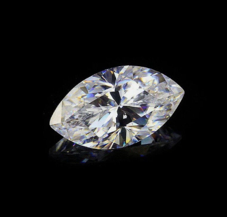 Lab-Grown 0.12 Ct CVD Diamond 1 Pc Marquise 2.5 x 4.5 mm IF Clarity Certified