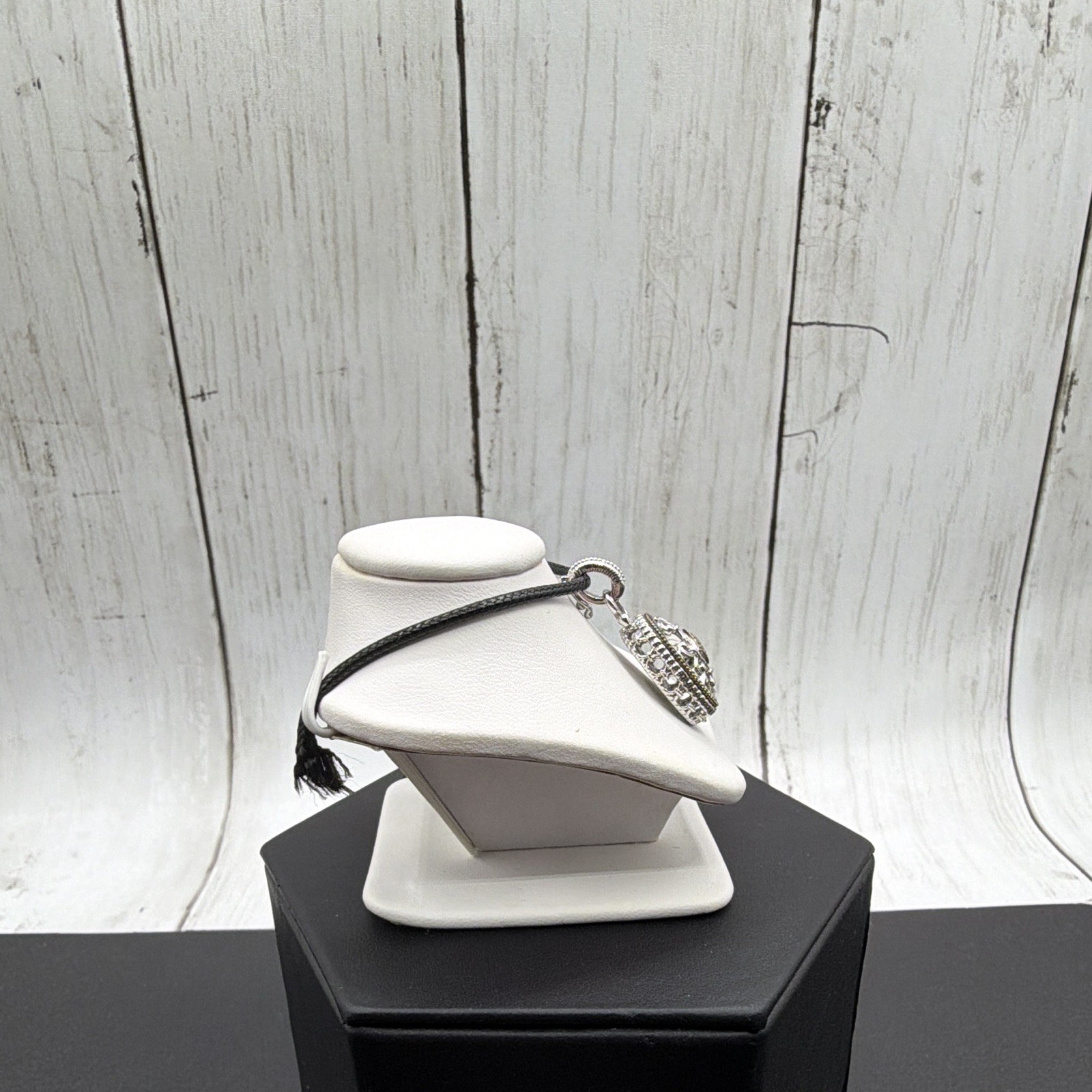 Gabriel & Co Signature Collection Rhodium 925 SS and Diamond Pendant