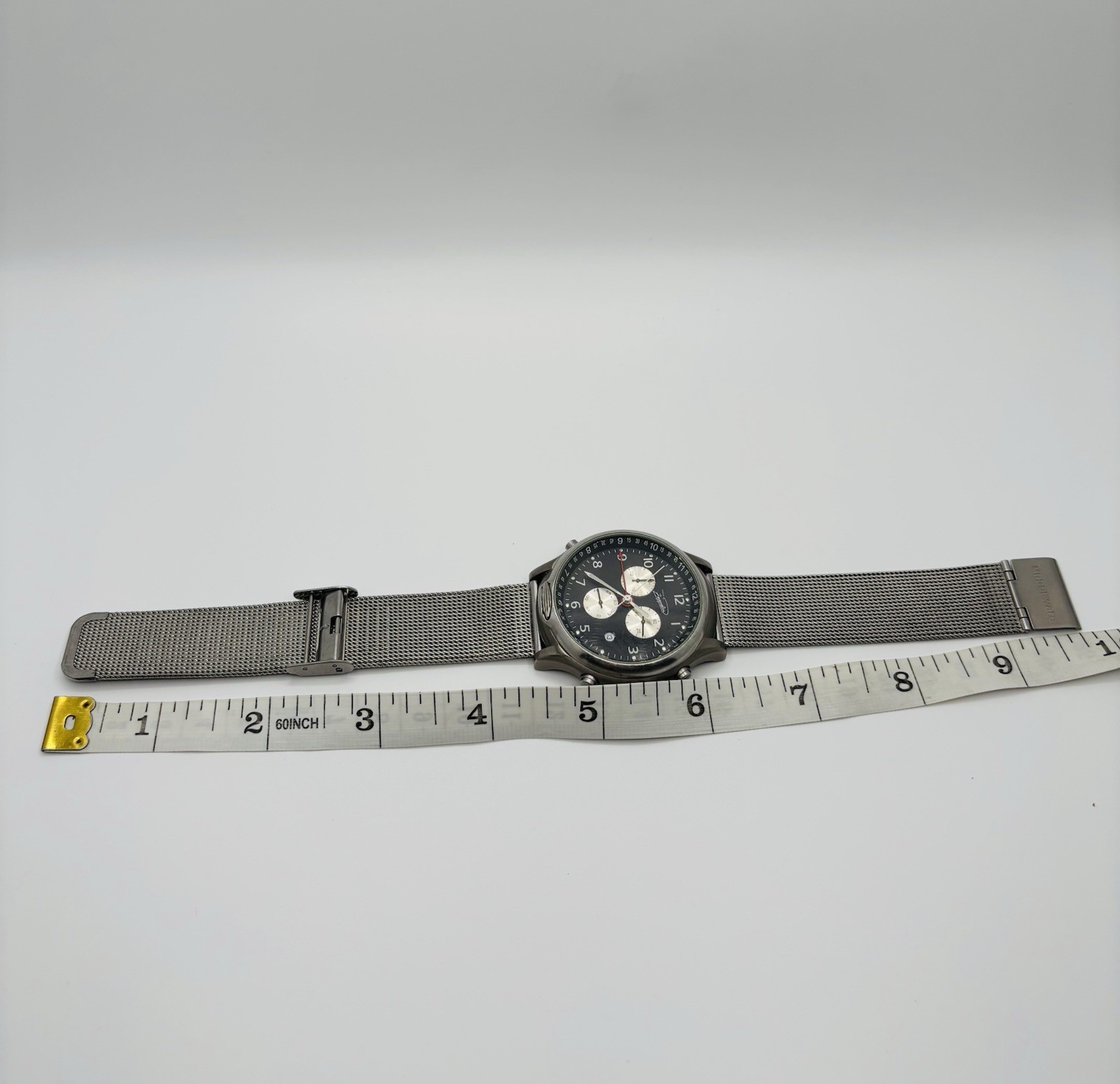 Vintage Graf Zeppelin Classic Line 7480/1876 Titanium GMT Dial Watch German Made
