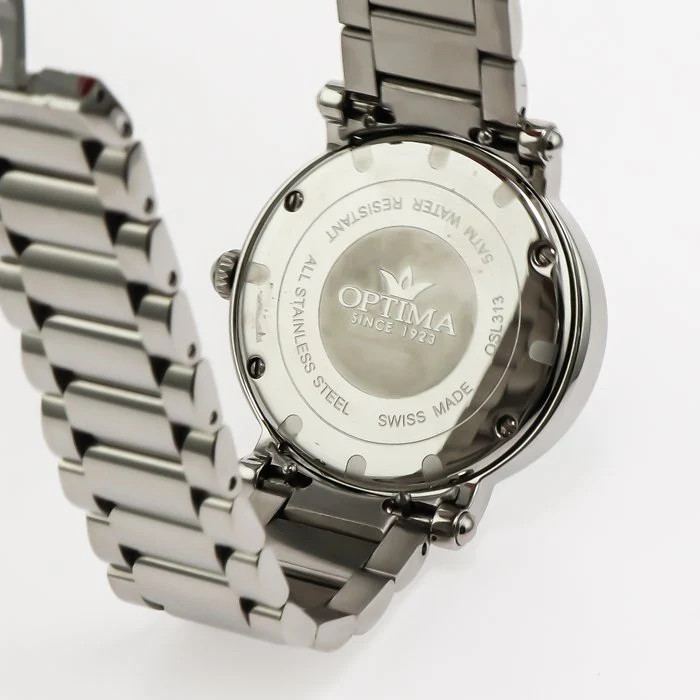 Optima – Swiss Watch – OSL313-SS-3 Quartz 35 x 38 mm OSL313 30 meters (3 ATM